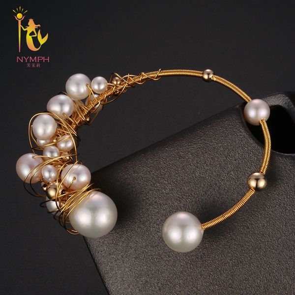nymph freshwater pearl bracelets fine jewelry near round natural pearl bangles for women white trendy anniversary gift [s303, Golden;silver
nymph freshwater pearl bracelets fine jewelry near round natural pearl bangles for women white trendy anniversary gift [s303, Golden;silver