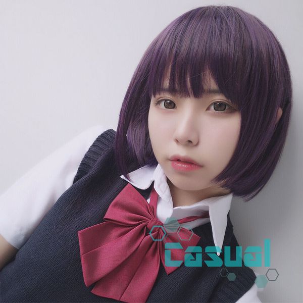 anime scum's wish yasuraoka hanabi girl short cosplay party game heat resistant synthetic hair wig, Black
anime scum's wish yasuraoka hanabi girl short cosplay party game heat resistant synthetic hair wig, Black