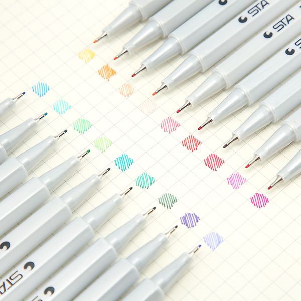 26 color gel pen 0.4mm extra fine liner water colored marker for cartoon drawing kawaii design kid gift school supplies fb202, Blue;orange
26 color gel pen 0.4mm extra fine liner water colored marker for cartoon drawing kawaii design kid gift school supplies fb202, Blue;orange