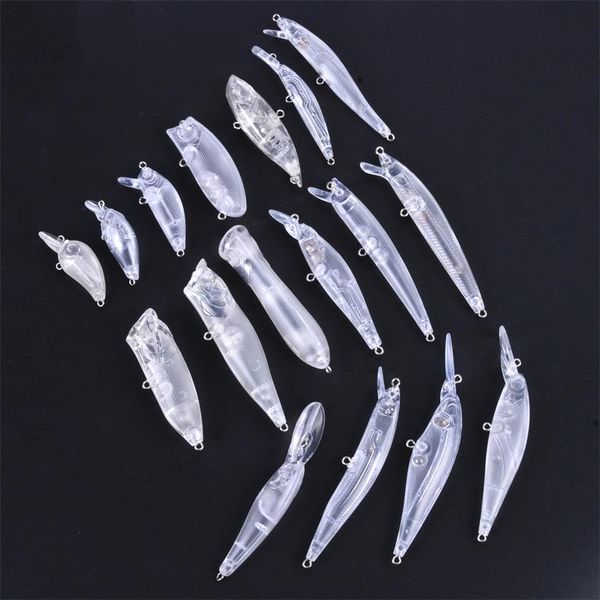 17pcs/set blank hard lure bodies unpainted fishing baits crankbait wobblers fish lure minnow isca popper fishing crankbait
17pcs/set blank hard lure bodies unpainted fishing baits crankbait wobblers fish lure minnow isca popper fishing crankbait