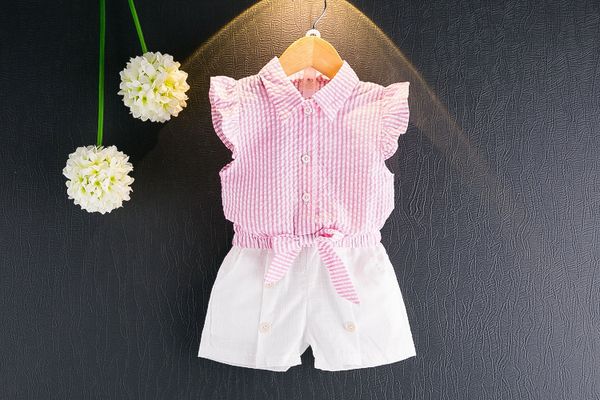 botique kids clothing girl summer sets stripped print turn down collar sleeveless t shirt + short sets summer girl clothing dress 2-7t, White
botique kids clothing girl summer sets stripped print turn down collar sleeveless t shirt + short sets summer girl clothing dress 2-7t, White