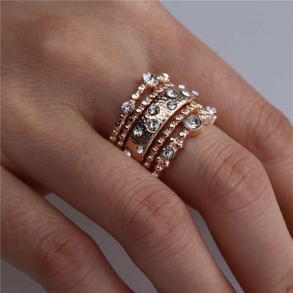 retro style vintage boho jewelry unique gold color micro rhinestone rings for woman 5pcs/set punk ring sets, Silver
retro style vintage boho jewelry unique gold color micro rhinestone rings for woman 5pcs/set punk ring sets, Silver