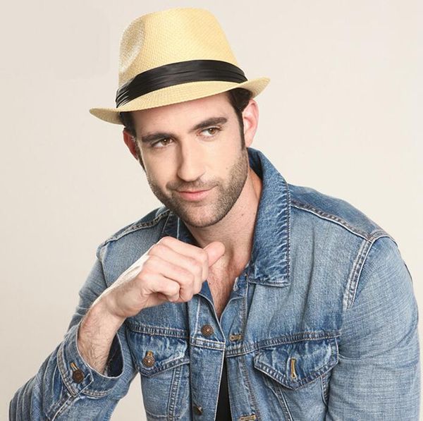men women sun caps straw hats soft fedora panama straw hats outdoor stingy brim hats 8 colors choose 10 pcs, Blue;gray
men women sun caps straw hats soft fedora panama straw hats outdoor stingy brim hats 8 colors choose 10 pcs, Blue;gray