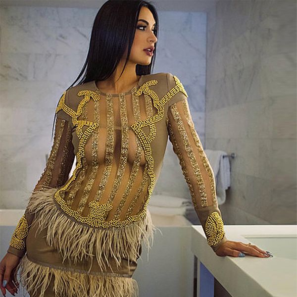 2018 spring dress women celebrity party long sleeve o-neck beading night out dress women wholesale bodycon vestidos, White;black
2018 spring dress women celebrity party long sleeve o-neck beading night out dress women wholesale bodycon vestidos, White;black