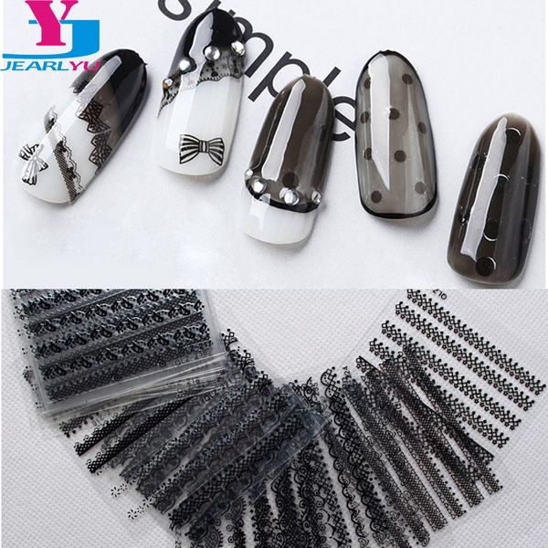 new arrive 30 sheet nail art decorations stickers black 3d lace designs ongles materiel nail polish products women diy
new arrive 30 sheet nail art decorations stickers black 3d lace designs ongles materiel nail polish products women diy