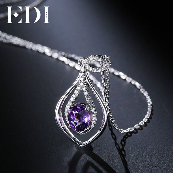 edi oval 2ct natural purple gemstone amethyst pendant 925 sterling silver chain necklace birthstone fine jewelry for women
edi oval 2ct natural purple gemstone amethyst pendant 925 sterling silver chain necklace birthstone fine jewelry for women
