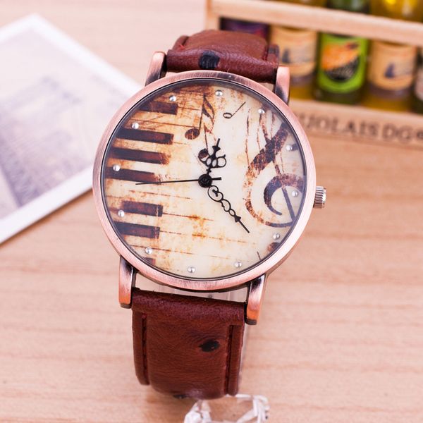 2018 retro style simple quartz watch men casual watches denim leather fashion piano women dress watch creative quartz wristwatch, Slivery;brown
2018 retro style simple quartz watch men casual watches denim leather fashion piano women dress watch creative quartz wristwatch, Slivery;brown