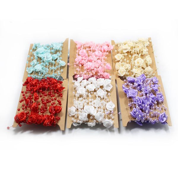 5m beads string rose flower pearl bridal bouquet wedding decorations chain decorative flowers wreaths party diy accessories hh7-1391
5m beads string rose flower pearl bridal bouquet wedding decorations chain decorative flowers wreaths party diy accessories hh7-1391