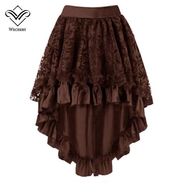 women's gothic skirt female vintage short steampunk elastic ruffles charming pleated vintage plated irregular shows club dance dress, Black;red
women's gothic skirt female vintage short steampunk elastic ruffles charming pleated vintage plated irregular shows club dance dress, Black;red