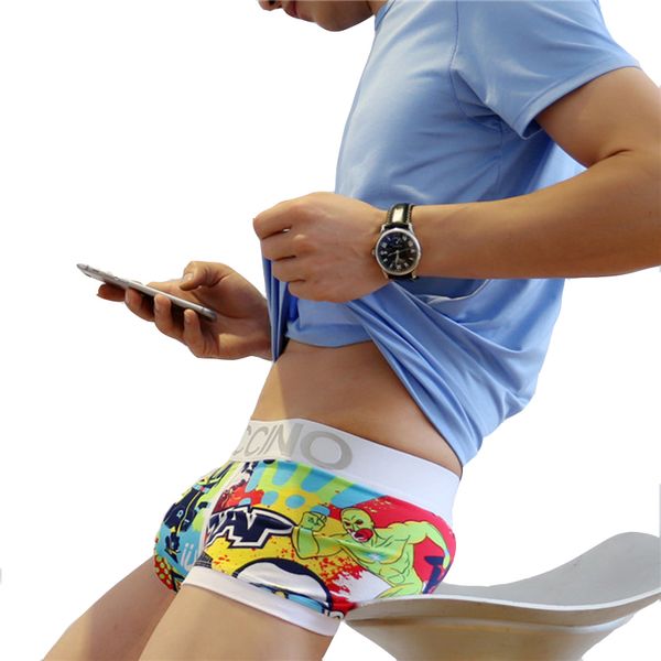 kwan.z brand men underwear cartoon printed boxer men gay mens underwear cuecas boxer homme cueca masculina mens, Black;white
kwan.z brand men underwear cartoon printed boxer men gay mens underwear cuecas boxer homme cueca masculina mens, Black;white