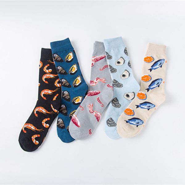 interesting pattern men socks cotton fashion colour sock marine animal series couple's socks spring autumn combed cotton sock, Black
interesting pattern men socks cotton fashion colour sock marine animal series couple's socks spring autumn combed cotton sock, Black