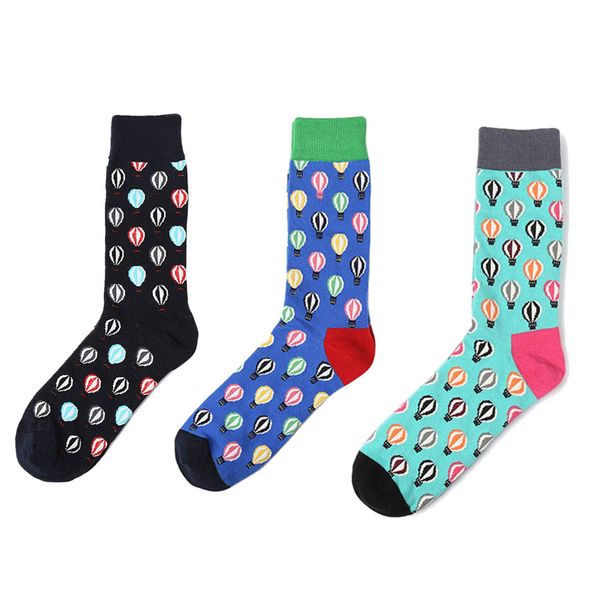fashion casual mens socks air balloon paern socks happy long winter socks with clothing fashion designer style, Black
fashion casual mens socks air balloon paern socks happy long winter socks with clothing fashion designer style, Black