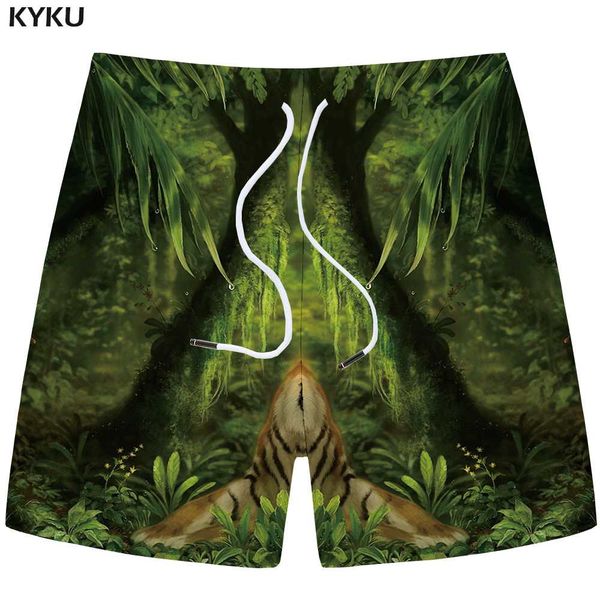 kyku animal shorts men tiger casual shorts beach forest 3d printed short pants legreen mens summer streetwear new, White;black
kyku animal shorts men tiger casual shorts beach forest 3d printed short pants legreen mens summer streetwear new, White;black
