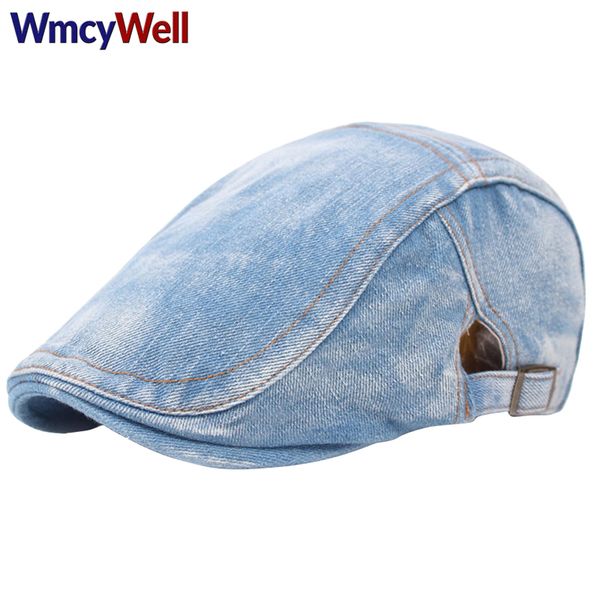 wmcywell mens denim flat berets caps new spring jeans visors denim flat caps cabbie newsboy can adjusted tongue cap, Blue;gray
wmcywell mens denim flat berets caps new spring jeans visors denim flat caps cabbie newsboy can adjusted tongue cap, Blue;gray