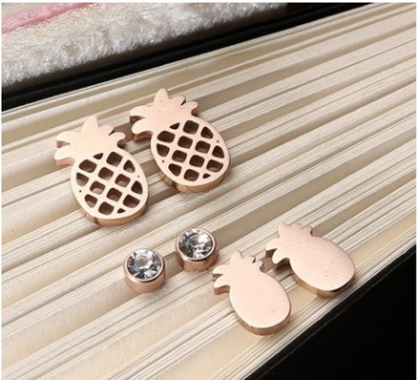 new stainless steel ear nail set korean wild animal earrings fruit earrings spot wholesale, Golden;silver
new stainless steel ear nail set korean wild animal earrings fruit earrings spot wholesale, Golden;silver
