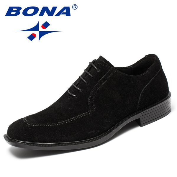 bona new fashion style men formal shoes cow suede leather men dress shoes square toe male office fast soft ing, Black
bona new fashion style men formal shoes cow suede leather men dress shoes square toe male office fast soft ing, Black
