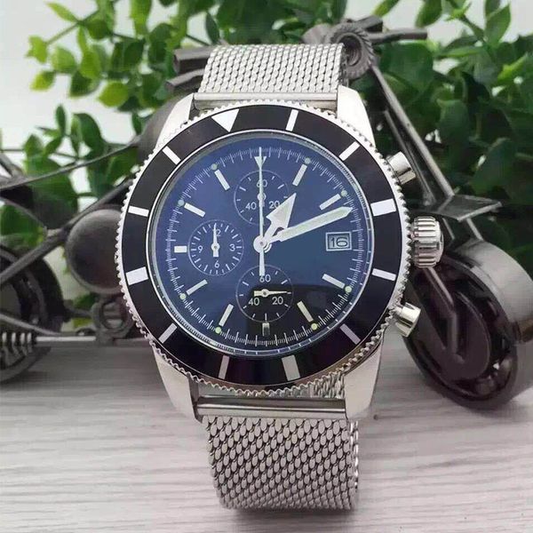 luxury mens watches 1884 stainless steel mesh belt quartz movement chronograph fashion dress mens sports watces all subdials work wristwatch, Slivery;brown
luxury mens watches 1884 stainless steel mesh belt quartz movement chronograph fashion dress mens sports watces all subdials work wristwatch, Slivery;brown