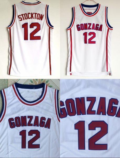 Gonzaga Bulldogs Basketball 12 John Stockton Jersey High School Team White Color Stockton Bulldogs Jerseys Breathable Sport Free Shipping
Gonzaga Bulldogs Basketball 12 John Stockton Jersey High School Team White Color Stockton Bulldogs Jerseys Breathable Sport Free Shipping
