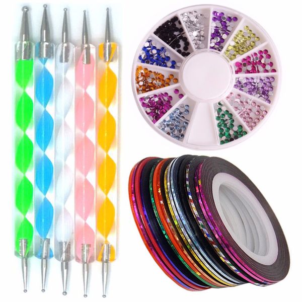 addfavor nail art tools kit nail rhinestones rolls dotting pen manicure set glitter nails polish brush file crystal decorations
addfavor nail art tools kit nail rhinestones rolls dotting pen manicure set glitter nails polish brush file crystal decorations