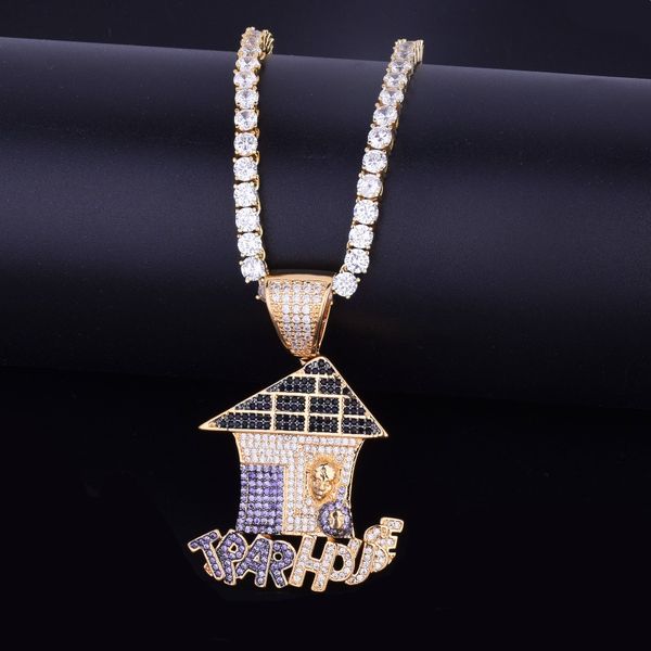 pendant necklace multi color men's hip hop jewelry bling cubic zircon three color for gift hipping, Silver
pendant necklace multi color men's hip hop jewelry bling cubic zircon three color for gift hipping, Silver