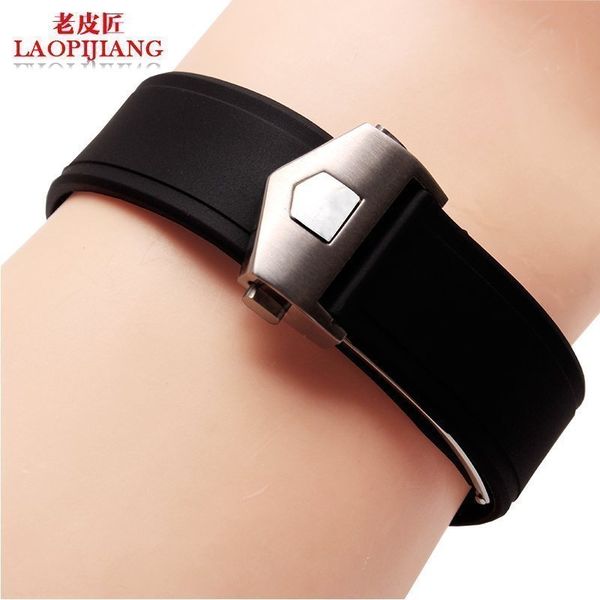 waterproof nature silicone sweatproof straps 22mm with hight quality stainless steel buckle for rubber watchbands, Black;brown
waterproof nature silicone sweatproof straps 22mm with hight quality stainless steel buckle for rubber watchbands, Black;brown
