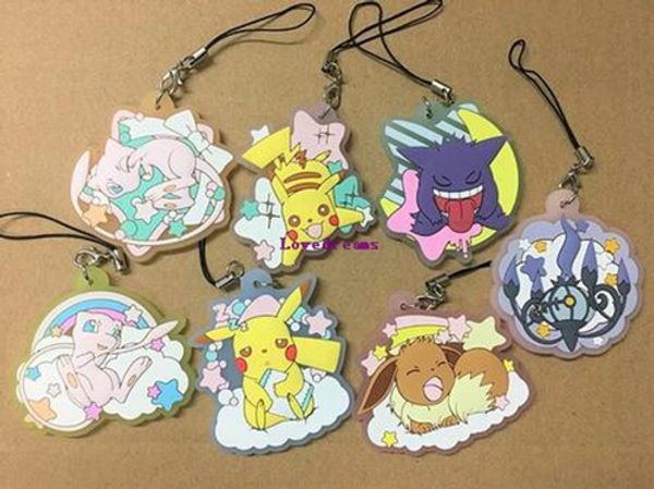 35 pcs/lot Original Japanese anime Pikachu figure rubber Silicone sweet smell mobile phone charms keychain strap
35 pcs/lot Original Japanese anime Pikachu figure rubber Silicone sweet smell mobile phone charms keychain strap