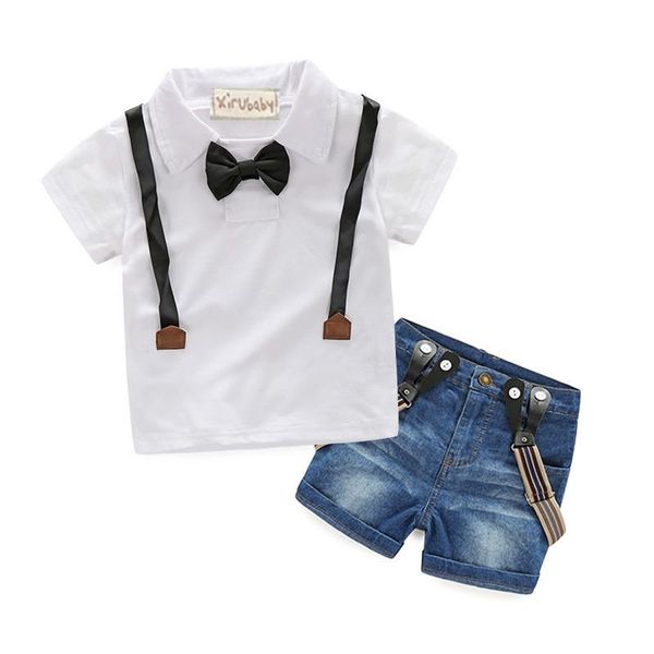 Gentleman Retail young children casual summer boys clothing sets shirt + jeans 2pcs boys suits child suit Free Shipping
Gentleman Retail young children casual summer boys clothing sets shirt + jeans 2pcs boys suits child suit Free Shipping