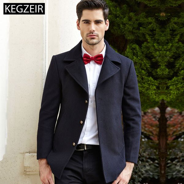kegzeir 2018 new long mens wool coat fashion casual overcoat men slim wool blend winter coat men plus size manteau homme, Black
kegzeir 2018 new long mens wool coat fashion casual overcoat men slim wool blend winter coat men plus size manteau homme, Black