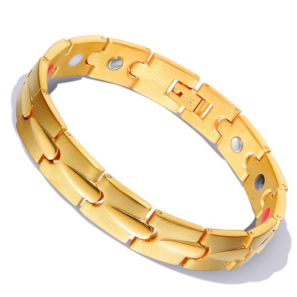 stainless steel gold color magnet stone bracelet energy bracelets men jewelry titanium 2018 new design, Golden;silver
stainless steel gold color magnet stone bracelet energy bracelets men jewelry titanium 2018 new design, Golden;silver