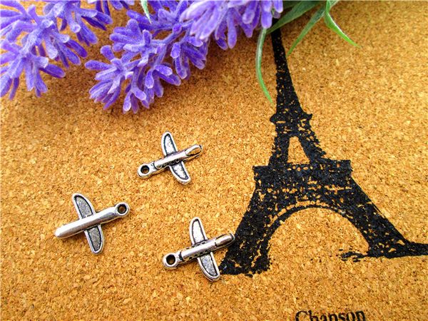 90pcs small airplane charms airplane pendants antiqued silver tone double sided 3d 15 x 11mm, Bronze;silver
90pcs small airplane charms airplane pendants antiqued silver tone double sided 3d 15 x 11mm, Bronze;silver