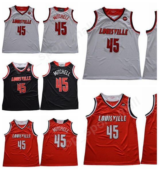 men college basketball donavan mitchell jerseys 45 breathable pure cotton for sport fans all stitched team red away black white color high q
men college basketball donavan mitchell jerseys 45 breathable pure cotton for sport fans all stitched team red away black white color high q