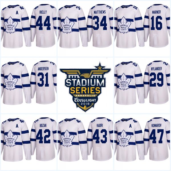 2018 Stadium Series Toronto Maple Leafs 34 Matthews 16 Mitch Marner 43 Nazem Kadri 29 William 44 Morgan Rielly Ice Hockey Jerseys
2018 Stadium Series Toronto Maple Leafs 34 Matthews 16 Mitch Marner 43 Nazem Kadri 29 William 44 Morgan Rielly Ice Hockey Jerseys
