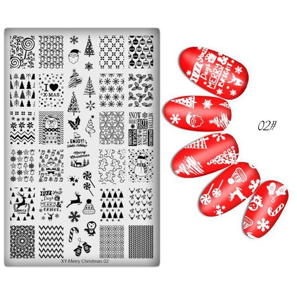 diy merry christmas snow nail stamping plate series celebration rectangle manicure stamp template nail art image plate s18, White
diy merry christmas snow nail stamping plate series celebration rectangle manicure stamp template nail art image plate s18, White