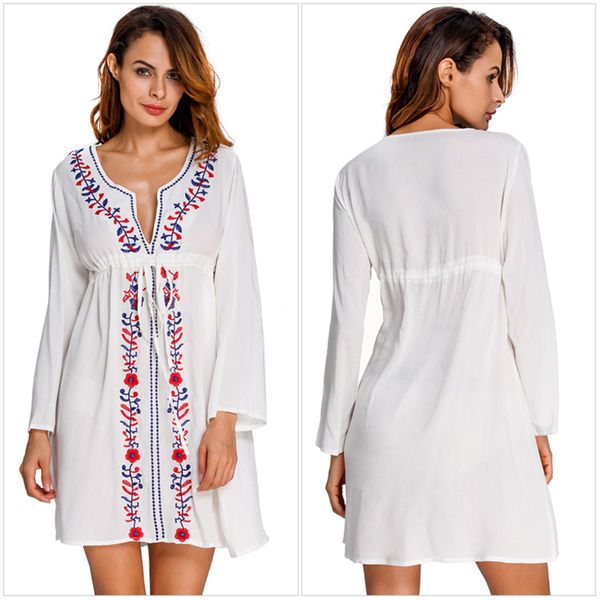 floral printed swimsuit cover ups women kaftan beach tunic dress summer new robe de plage cotton pareo beach cover up
floral printed swimsuit cover ups women kaftan beach tunic dress summer new robe de plage cotton pareo beach cover up