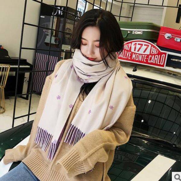 fall and winter scarf both sides of the scarf cape collars popular thickening female students imitation of cashmere wool, Blue;gray
fall and winter scarf both sides of the scarf cape collars popular thickening female students imitation of cashmere wool, Blue;gray