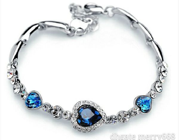 2018new стильного браслет кристалл набор с алмазом, синий океан посеребренного кристалл, браслет, дамы, Black 
2018new стильного браслет кристалл набор с алмазом, синий океан посеребренного кристалл, браслет, дамы, Black