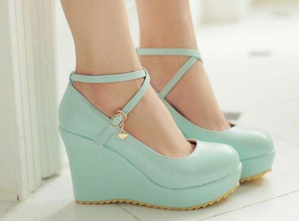 send 2018 spring new style waterproof table slope heel with round head shallow mouth high heel women shoes, Black
send 2018 spring new style waterproof table slope heel with round head shallow mouth high heel women shoes, Black