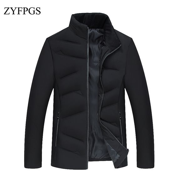 zyfpgs new 2018 winter mens parka jacket cotton-padded plus velvet jacket warm men's solid color outerwear clothes 116, Black
zyfpgs new 2018 winter mens parka jacket cotton-padded plus velvet jacket warm men's solid color outerwear clothes 116, Black