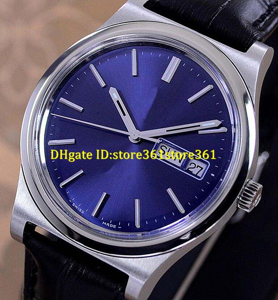 store361 new arrive watches geneve automatic cal1022 blue dial men's watch 36mm genuine black leather band, Slivery;brown
store361 new arrive watches geneve automatic cal1022 blue dial men's watch 36mm genuine black leather band, Slivery;brown