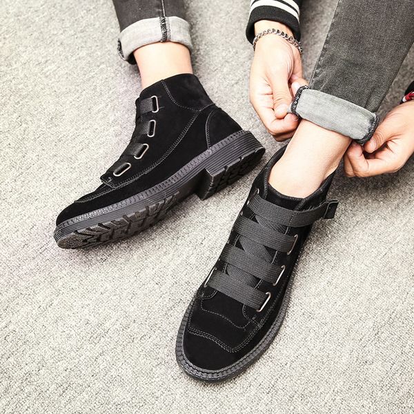 new men ankle boots high men casual boots fashion winter autumn warm fur male shoes man outdoor footwearshoes &, Black
new men ankle boots high men casual boots fashion winter autumn warm fur male shoes man outdoor footwearshoes &, Black
