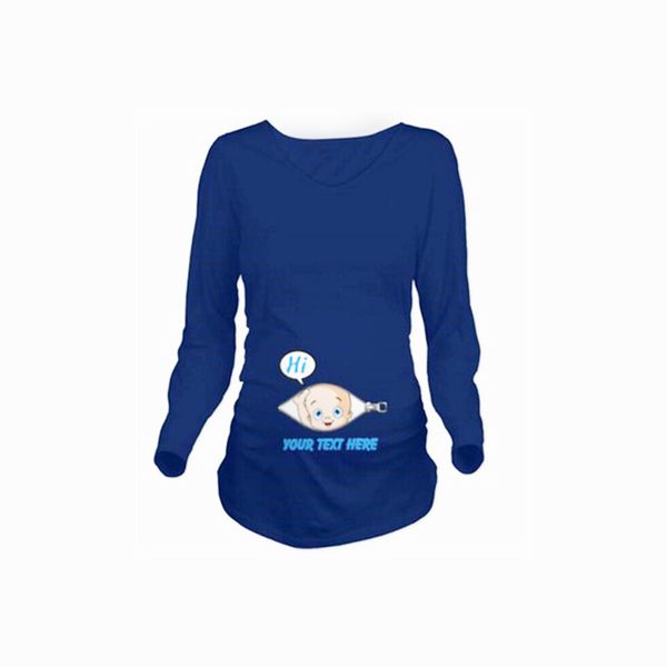 godier women autumn pregnant t-shirt costume funny pregnancy cotton t-shirts casual long sleeve maternity clothes tees, White
godier women autumn pregnant t-shirt costume funny pregnancy cotton t-shirts casual long sleeve maternity clothes tees, White