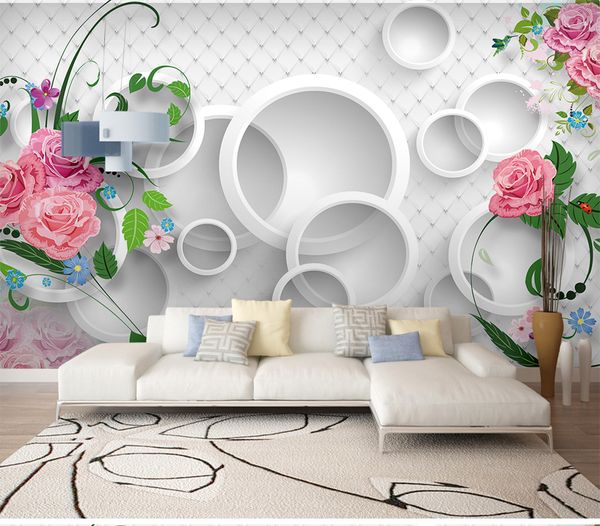 customized retail modern warm romantic 3d rose tv background wall from pink circles murals floating from white circles
customized retail modern warm romantic 3d rose tv background wall from pink circles murals floating from white circles