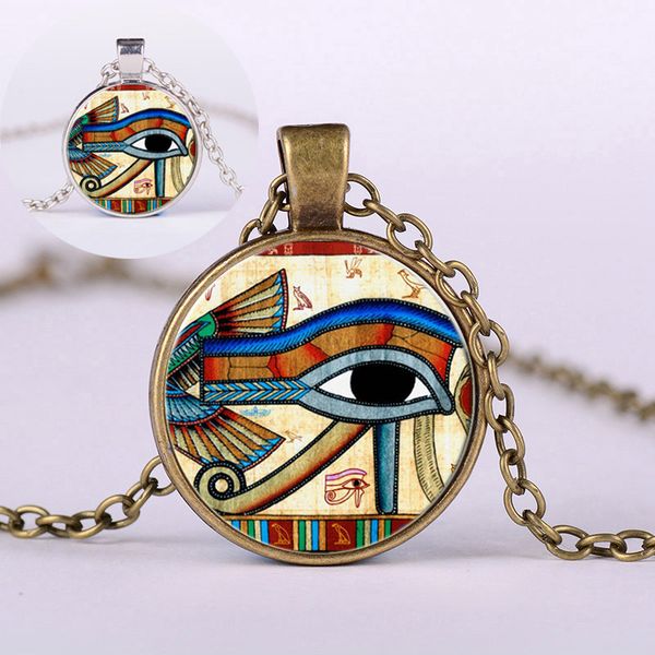 Women Retro Egyptian The Eye of Horus Sweater Pendant Necklace Round Glass Alloy Jewelry Gift CX17
Women Retro Egyptian The Eye of Horus Sweater Pendant Necklace Round Glass Alloy Jewelry Gift CX17