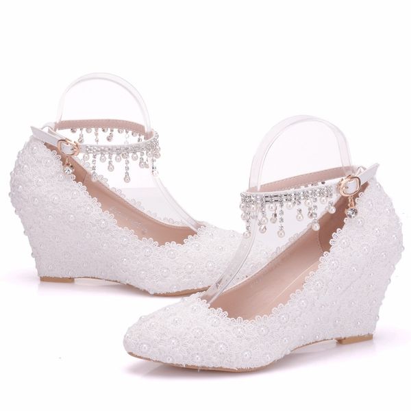 new fashionl handmade lace flowers pointed toe shoes for women heels fashion wedding shoes wedge heel shoes elegant plus size bridal heels, Black
new fashionl handmade lace flowers pointed toe shoes for women heels fashion wedding shoes wedge heel shoes elegant plus size bridal heels, Black