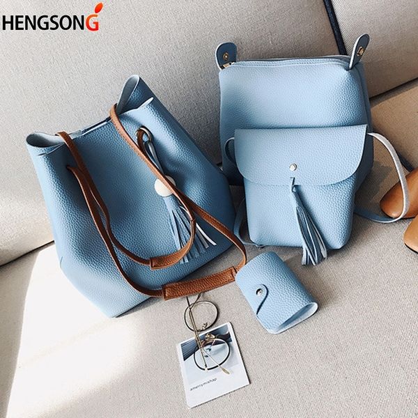 4pcs / set women pu leather handbag shoulder bag tote purse bag set fashion messenger satchel clutch ladies composite bag d18101303
4pcs / set women pu leather handbag shoulder bag tote purse bag set fashion messenger satchel clutch ladies composite bag d18101303