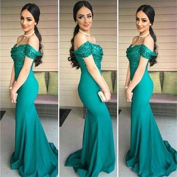 turquoise mermaid prom dresses long celebrity party gowns off the shoulder sparkling sequins formal party dresses pageant evening dresses, Black
turquoise mermaid prom dresses long celebrity party gowns off the shoulder sparkling sequins formal party dresses pageant evening dresses, Black