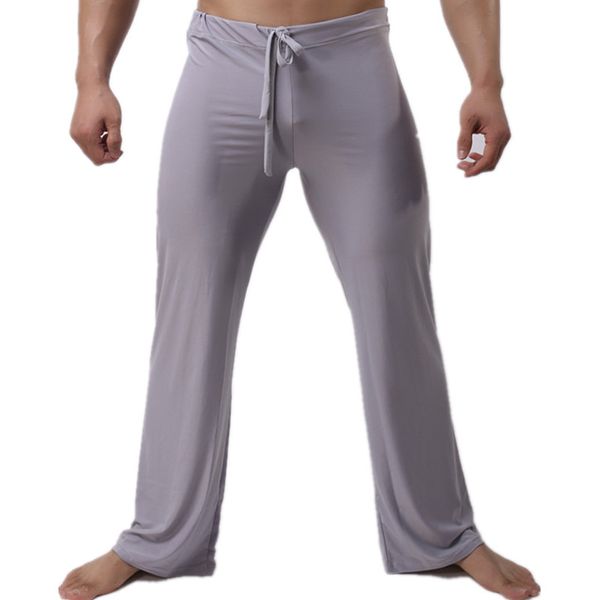 men long pants full length soft light weight sleepwear nightwear pants homewear long trousers loose men, Black
men long pants full length soft light weight sleepwear nightwear pants homewear long trousers loose men, Black