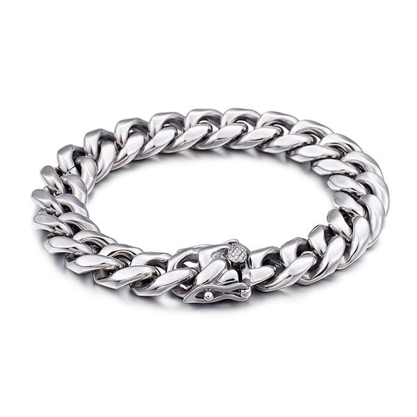 latest new stainless steel men's bracelets fashion high polished link chain male jewelry cool mens bangle wristband, Black
latest new stainless steel men's bracelets fashion high polished link chain male jewelry cool mens bangle wristband, Black