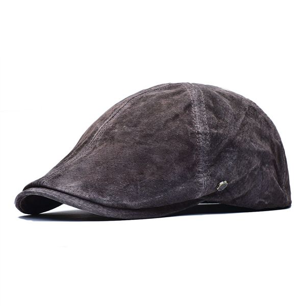 voboom pigskin leather beret flat caps vintage retro men women real pigskin ivy cap cabbie hats newsboy boina 153, Blue;gray 
voboom pigskin leather beret flat caps vintage retro men women real pigskin ivy cap cabbie hats newsboy boina 153, Blue;gray
