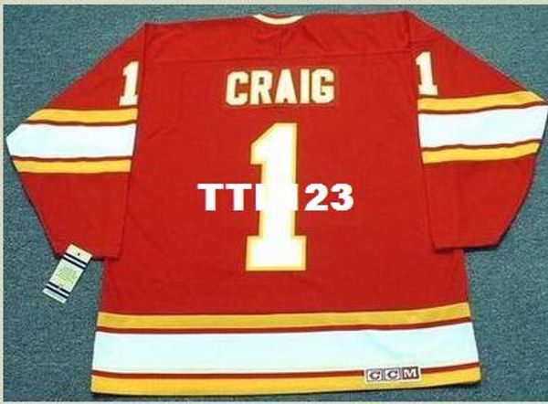 mens #1 jim craig atlanta flames 1980 ccm vintage retro away hockey jersey or custom any name or number retro jersey, Black;red
mens #1 jim craig atlanta flames 1980 ccm vintage retro away hockey jersey or custom any name or number retro jersey, Black;red